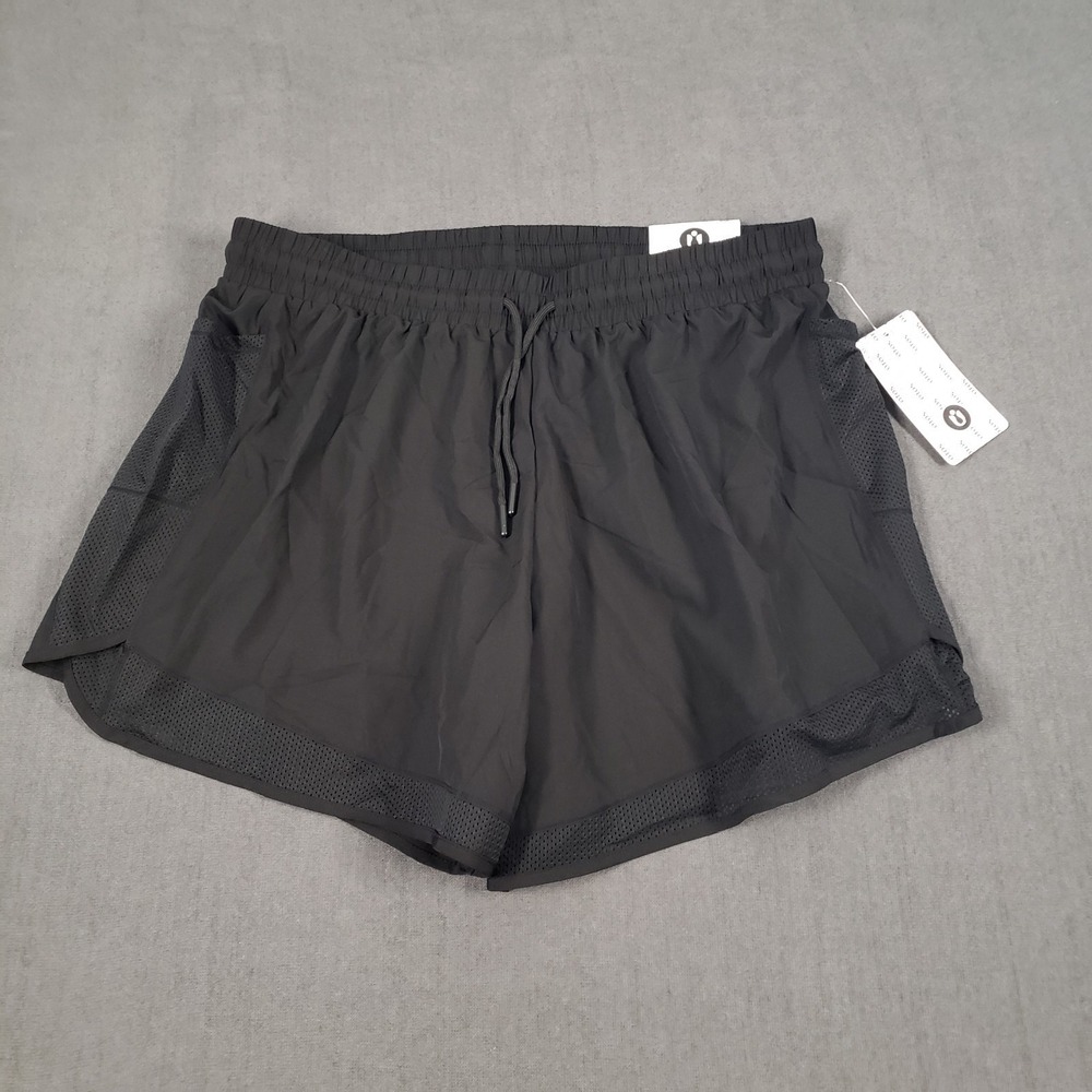 Otos Active Shorts Size 2X Black Active Elastic Waist NWT